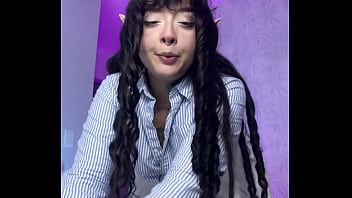 A hairy elf gives you a sloppy blowjob gag and squirting joi countdown