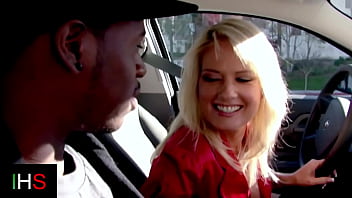 Fantastic interracial fuck between milf and black guy