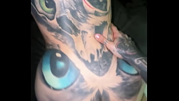 This girl with a split tongue deepthroats me and lets me cum on her face