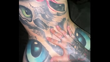 This girl with a split tongue deepthroats me and lets me cum on her face