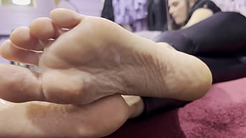 Ignoring foot fucking