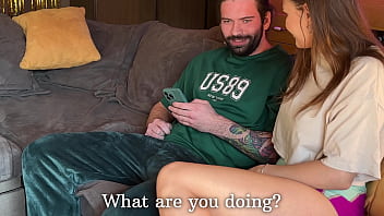My stepsisters turned on too much after i showed new app to her My stepsisters turned on too much after i showed new app to her