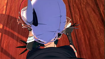 Genshin impact's shenhe gets fucked very rich in a temple