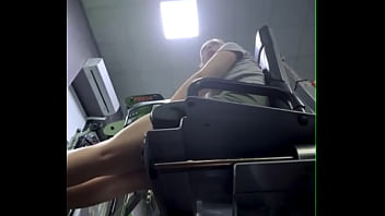 Bbw training and fucking in the gym