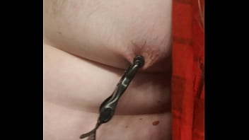 Chubster Masturbating With Clamps On thumbnail