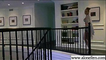 Girl strip and insert in holes all kind of stuffs vid 15