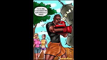 Mujer inocente se hace adicta al esperma de la gran y venosa verga negra de su vecino