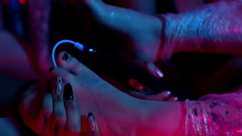 Foot worship tickling fetish & wax play with bratty girls