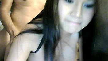 Brunette sucking on a dick then get fucked 3