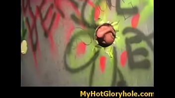 Amazing cock sucking through a gloryhole 27