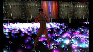 Dancing nude in a club on imvu