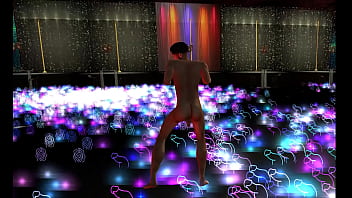 Dancing nude in a club on imvu