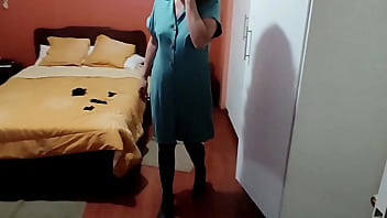 Look how my wife dresses for work would you like to work with her