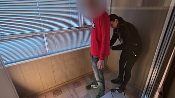 This bitch from the airport security was fucking around a lot so i fucked her in mouth and pussy rough and hardcore