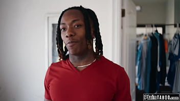 With two lesbians in my bedroom can you blame me for spying ebony gfs lick pussy when they find out their friend has been watching them all along