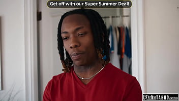 With two lesbians in my bedroom can you blame me for spying ebony gfs lick pussy when they find out their friend has been watching them all along