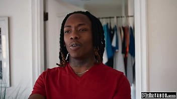 With two lesbians in my bedroom can you blame me for spying ebony gfs lick pussy when they find out their friend has been watching them all along