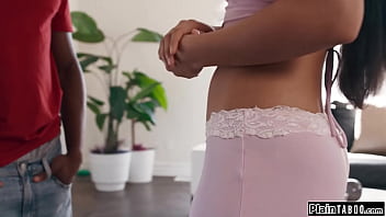 With two lesbians in my bedroom can you blame me for spying ebony gfs lick pussy when they find out their friend has been watching them all along