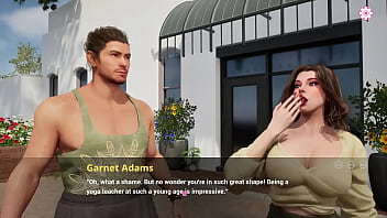 Uncensored gameplay having sweaty sex with the goddess of yoga