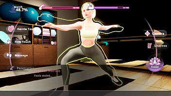 Uncensored gameplay having sweaty sex with the goddess of yoga
