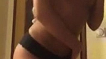 Blonde babe girl dancing