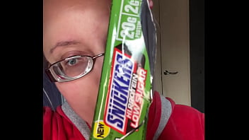 Asmr eating in big glasses