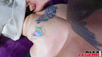 Slutty blonde christie stevens rides a massive cock bareback