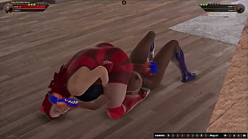 Ruby vs boomer {nf3d video game fighting mma femdom}