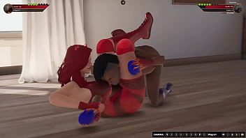 Ruby vs boomer {nf3d video game fighting mma femdom}
