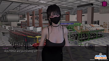 Ep19 exhibitionist luna fucks her loyal fan in the washroom again female anchor next door