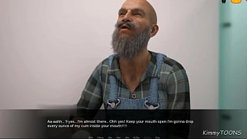 Hot milf caught janitor at work fapping to her sexy blouse