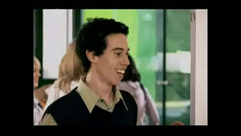 Blonde girl with her miniskirt stuck in her panties