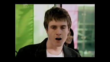 Blonde girl with her miniskirt stuck in her panties