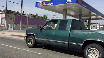 This girl masturbated in public