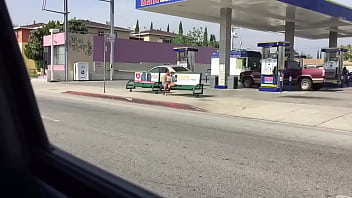 This girl masturbated in public