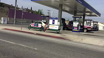 This girl masturbated in public