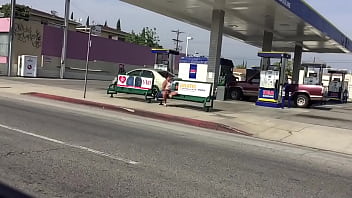 This girl masturbated in public