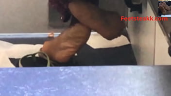 Ebony feet on bus