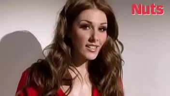 Busty model lucy pinder shows off her incredible cleavage for a photoshoot