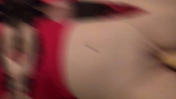 Big titty whore penetrates herself in all holes