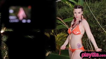 Sexy teenie sensual stripping