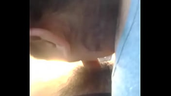 Sexy girl sucking a cock dry