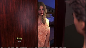 Playing story videogame #5 girl next door