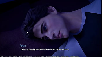 Playing story videogame #5 girl next door