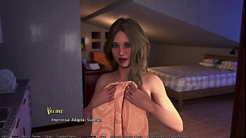 Playing story videogame #5 girl next door