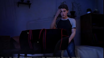 Playing story videogame #5 girl next door