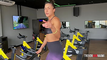 Latina's steamy gym workout ends with her ass getting pounded
