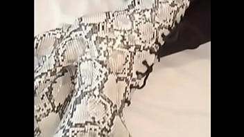 Milf in latex outfit stockings and heels