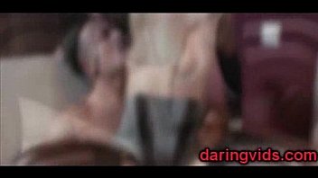 Sexy blonde fucked on sofa