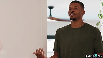 Petite hottie masturbating and riding on a huge dark dong